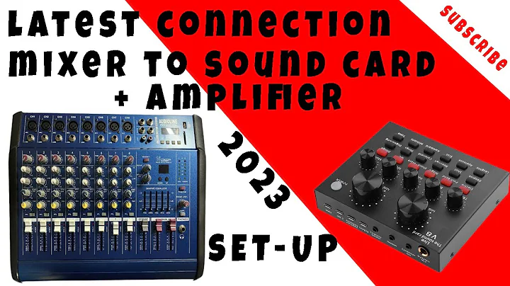 SOUND CARD TO MIXER AND AMPLIFIER SET-UP CONNECTION | LATEST 2023
