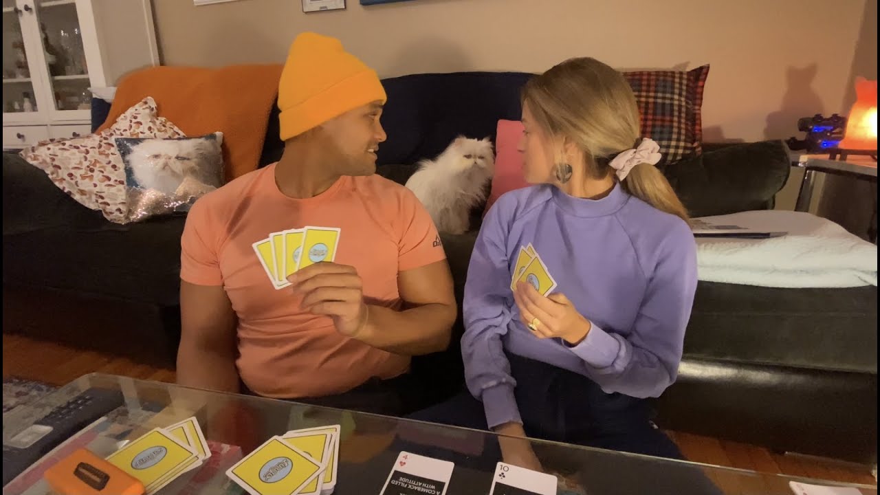 Learning Millennial Slang while playing Cribbage fluffy cat cameo