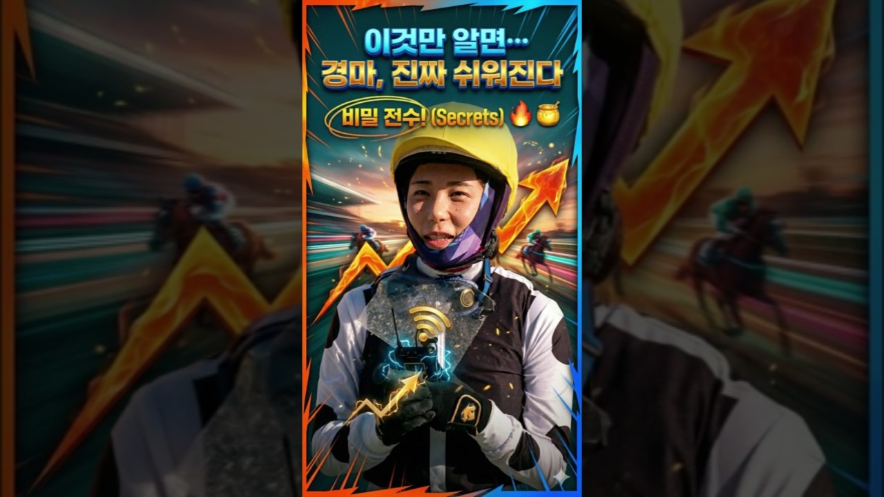 “이것만 알면… 경마, 진짜 쉬워집니다.”