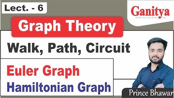 Eulerian Graph & Hamiltonian Graph - Walk,Trail,Path | Graph Theory | Ganitya