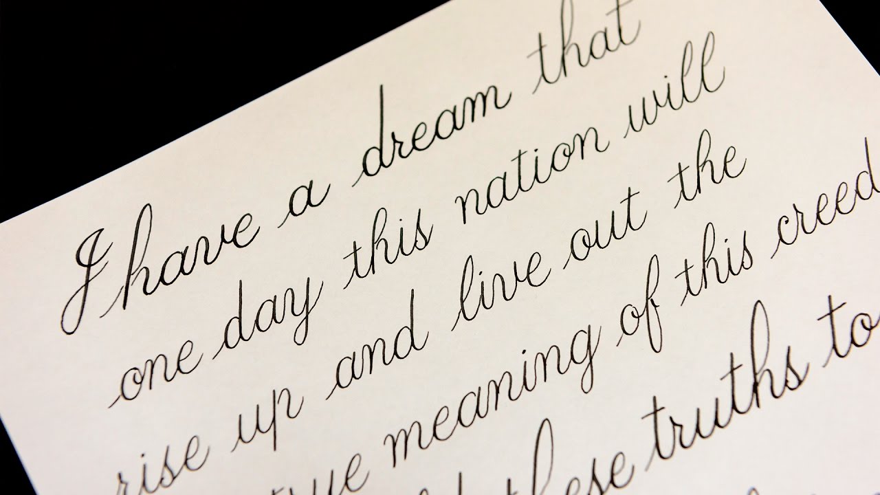 calligraphy writing asmr meaning