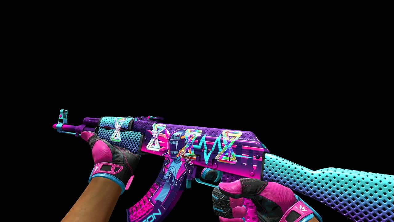 CSGO Sticker Runtime (Holo) AK47 Neon Rider YouTube