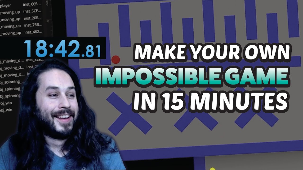 Make Your Own Impossible Game in 15 Minutes! GameMaker Studio 2 ...
