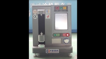 Precision spring testing machine