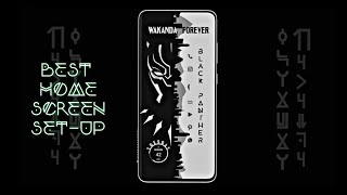 How to set best home screen set-up/black panther setup||√ episode 001 /by Mahesh technology screenshot 5