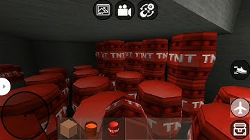 Mini block craft 3d under ground TNT test