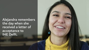 IHE Delft 💧 Interview with MSc student Ana Alejandra Leal Lara