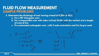 WEIRS SAMPLE PROBLEM 3