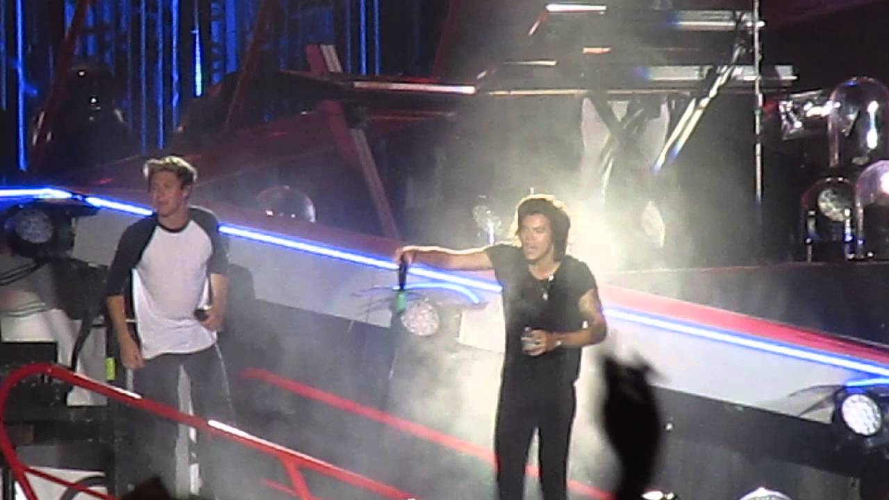 Niall singing I Would Metlife 8.5