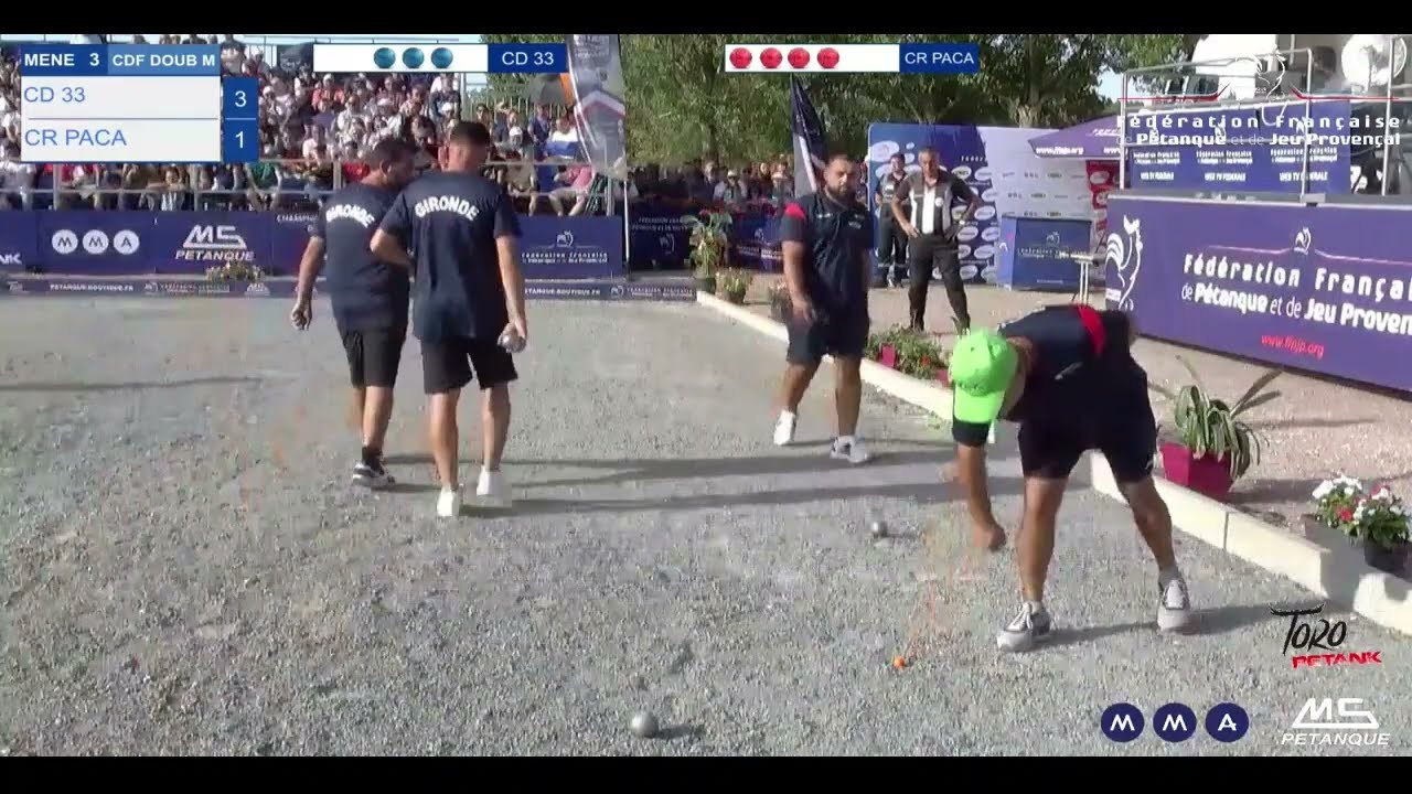 FRENCH PETANQUE CHAMPIONSHIP 2024 I MEN'S DOUBLES FELTAIN-HELFRICK vs LACROIX - DOERR