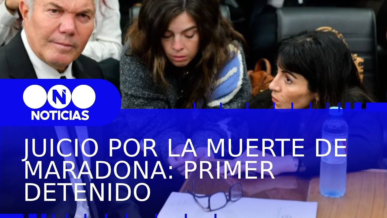 JUICIO por la MUERTE de MARADONA: el PRIMER DETENIDO - Telefe Noticias ...