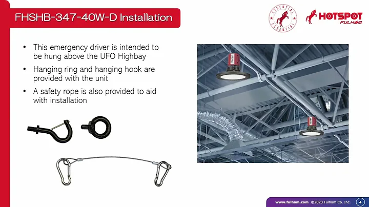 Hotspot UFO High Bay Emergency LED Driver | Fulham