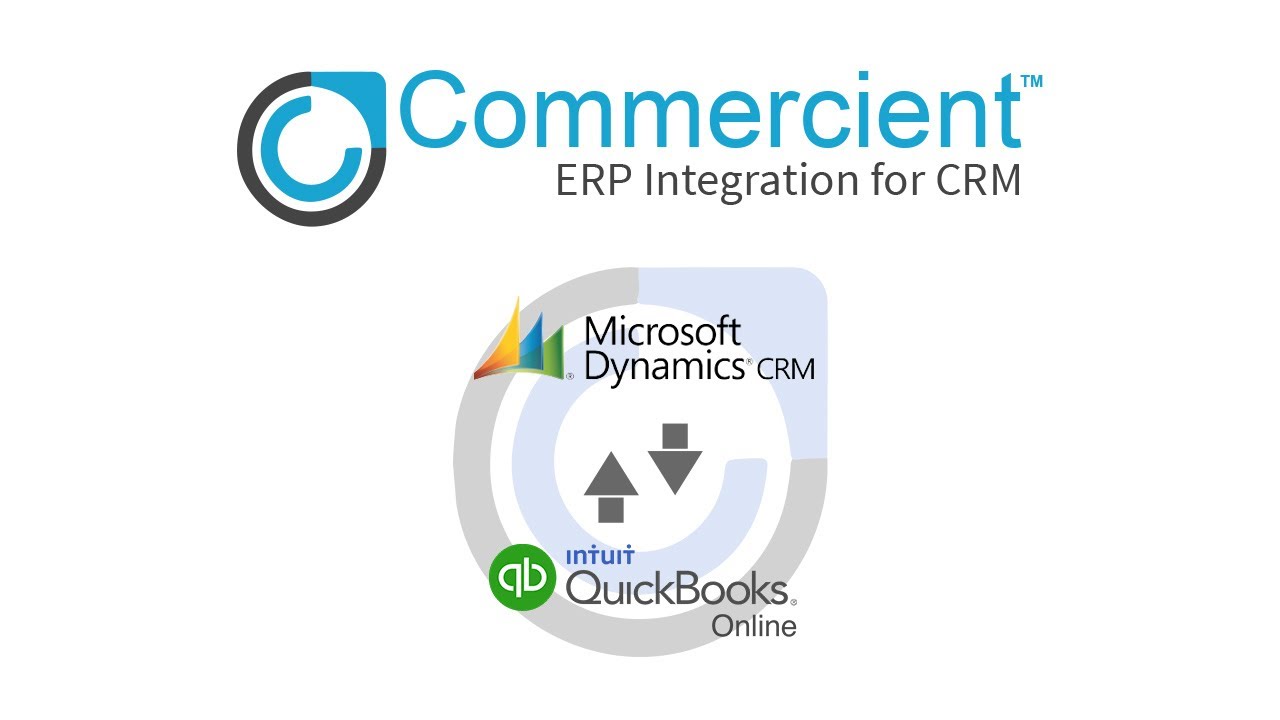 Commercient SYNC for Quickbooks Online and Microsoft Dynamics CRM - YouTube