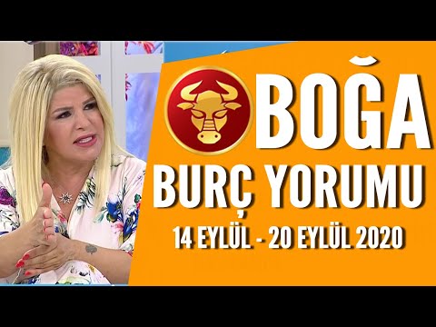 BOĞA BURCU | Duygusal davranışlardan uzak durun! | 14 - 20 Eylül 2020