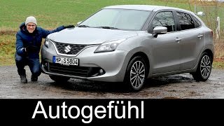 Suzuki Baleno FULL REVIEW test driven 1.0 l Boosterjet 2017 new neu - Autogefühl