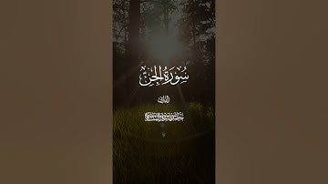 الشيخ محمد صديق المنشاوي -سورة الجن كاملة مُرتَّل 🍁