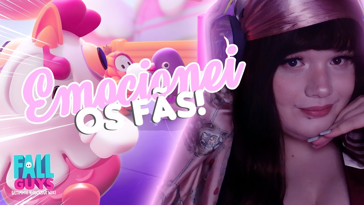 FALL GUYS: MINHA PRIMEIRA COROA! MOMENTO LINDO! 👑 😭 (feat. Demuxa e Aneles) | Sabrinoca