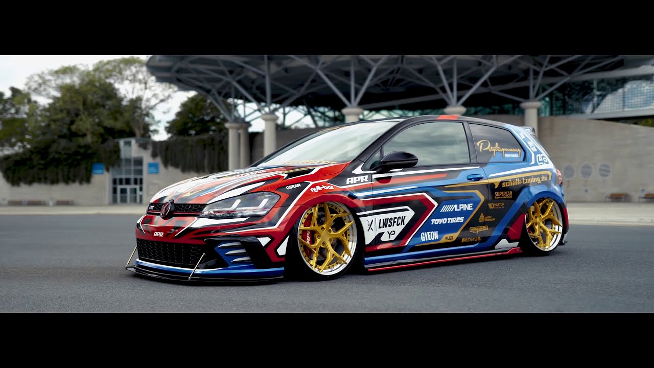 Volkswagen Golf MK7 Lowered Clubsport - 2020 Livery Wrap Design - YouTube