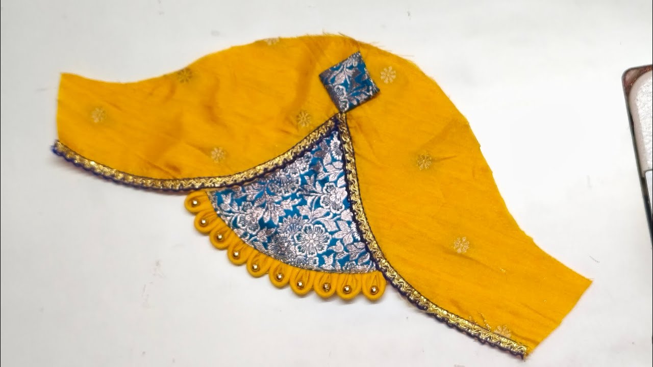 New blouse sleeve design cutting and stitching 
