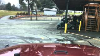 Parking and Bag Drop at Cool Creak Country Club Golf Course
