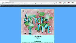 a stitch in time - flowlab game creator