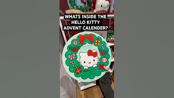 What’s inside the Hello Kitty Advent Calendar?  #hellokitty #adventcalendar #sugarfina