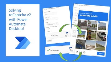 Solving reCaptcha v2 challenge with Power Automate Desktop