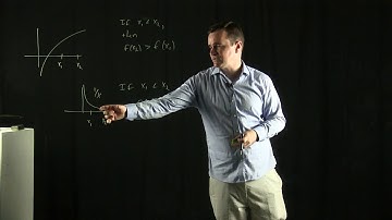 Positive derivative means the function is increasing