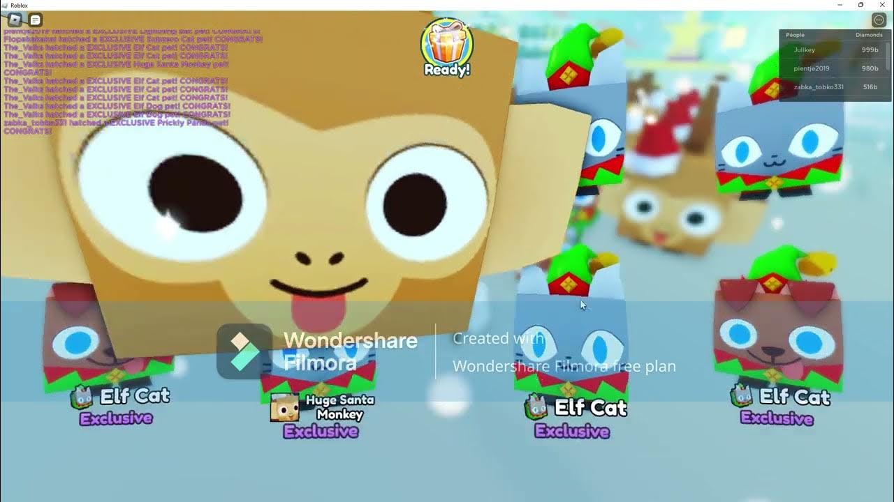 Playing pet sim z getting pets and trying to get on top YouTube