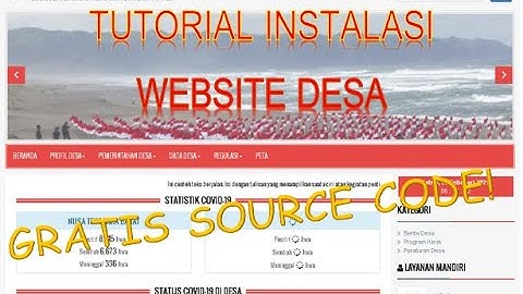 Cara Buat Website Desa - Source Code + Install