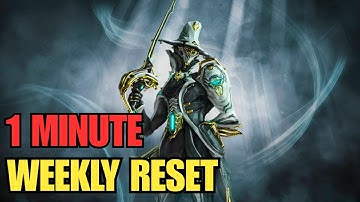 WARFRAME - ITS BASICALLY CHRISTMAS - WEEKLY RESET IN 1 MINUTE (30/11/25)