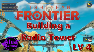 Building a radio tower.