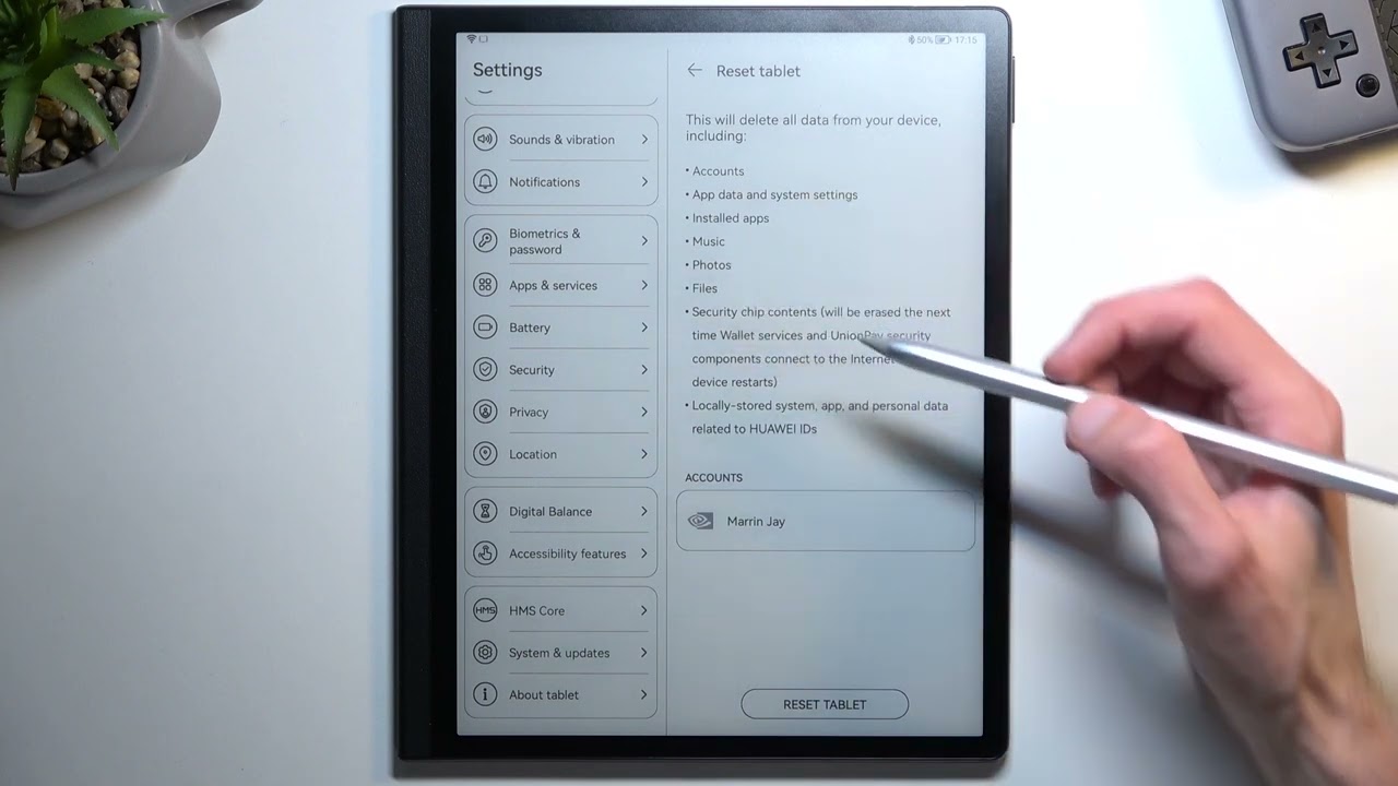 How to Factory Reset HUAWEI MatePad Paper - Restore Defaults