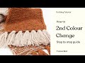 Knitting Tutorial - Second Colour Change (Essential Scarf)