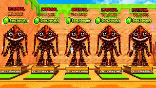 PEGUEI o MELHOR BRAINROT com a NOVA MUTAÇÃO VULCÂNICA no CHUTE UM BLOCO DA SORTE! 😱🌋
