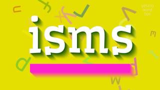 ISMS - HOW TO SAY ISMS? #isms