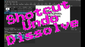 [How to] Undo a Dissolve (Cross-Fade) in ShotCut