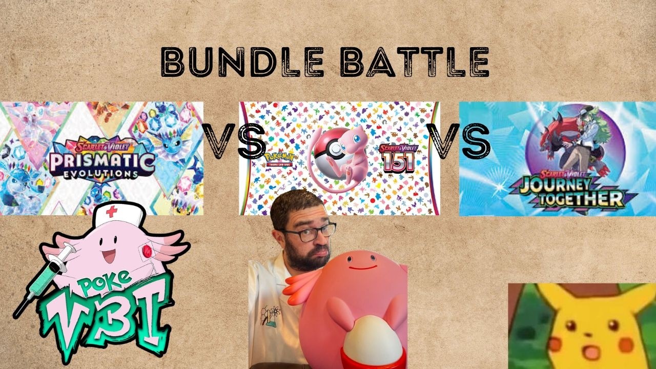 Epic Bundle Battle - Journey vs. 151 vs. Prismatic Evolutions!