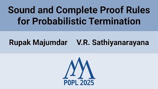 [POPL'25] Sound and Complete Proof Rules for Probabilistic Termination Profile