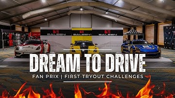 Dream to Drive Fan Prix Tryouts Racing Saleen 🏎️💨 Interactive Participant Challenges Las Vegas