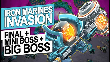 Iron Marines Invasion Gameplay Walkthrough Final Part + Mini Boss + Big BOSS (No Commentary)