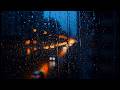 Fall Asleep Fast Cozy Rainy Window Night, Heavy Rain Sounds for Deep Sleep &amp; Stress Relief Ambience