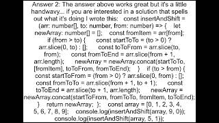 Information Change elements positions in an array and shift elements in between Guide