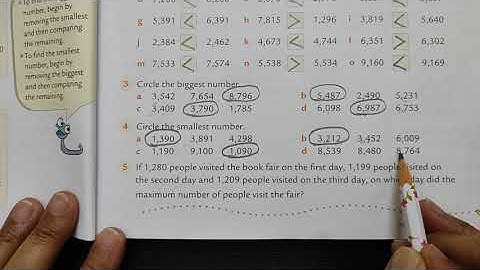 Class 3 – Place Value - Ex 1C ( 3,4,5 )
