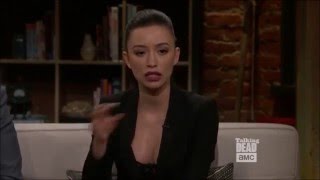 Talking Dead - Christian Serratos on Eugene being shot
