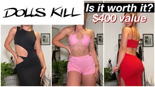 DOLLSKILL TRY ON CLOTHING HAUL