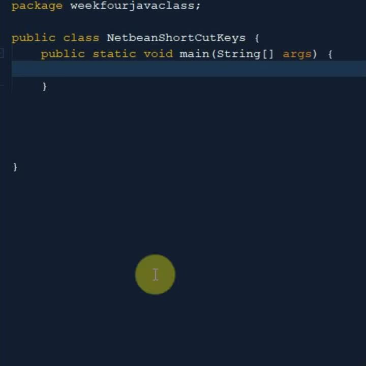 Netbeans - Java Shortcut Keys - Part2 - YouTube