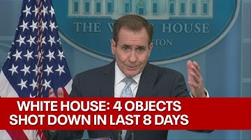 Unidentified objects shot down by US military; "no indication of aliens"