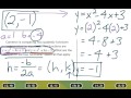 Vertex of Quadratic Functions