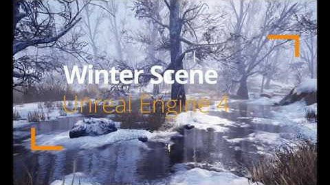 Game  Level Design - Winter Scene - Unreal Engine 4